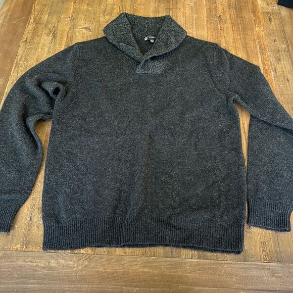 J. Crew Other - Jcrew grey  sweater, shawl collar, wool, fall, classic, business casual